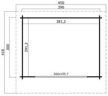 Lasita Maja Sussex 1 hytte 390 x 300 cm